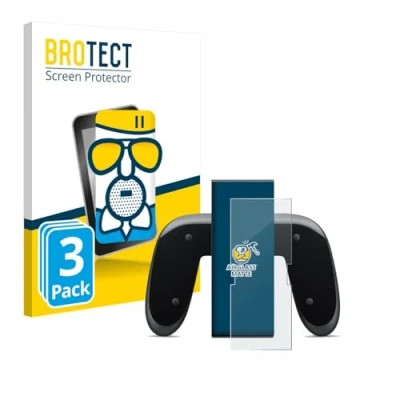 Afbeelding van BROTECT Screenprotector voor Nintendo Switch 2 Joy Con Holder Folie Beschermfolie Beschermglas matte (3 Stuks)