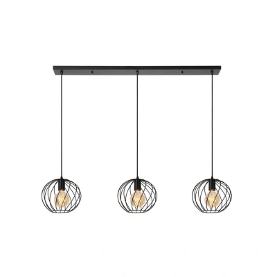 Afbeelding van Lucide DANZA Hanglamp 3xE27 Zwart
