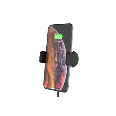 Afbeelding van Belkin Vent Mount universele autohouder auto ventilatiehouder (geschikt voor smartphones tot 6 inch), Ventilatierooster met draadloze oplader, zwart