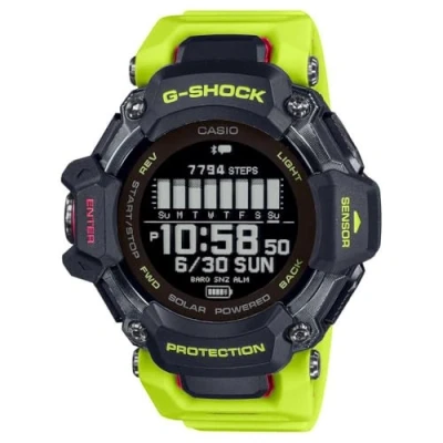 Afbeelding van Casio Digitaal kwartshorloge voor heren met plastic band GBD H2000 1A9ER, Groen, riem