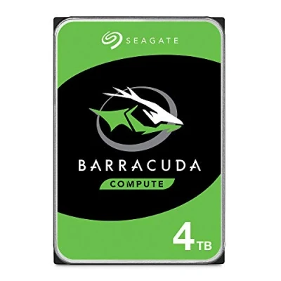 Afbeelding van Seagate BarraCuda, 4 TB, Interne Harde Schijf, 3,5&quot;, SATA 6 GB/s, 5400 RPM, 256 MB cache, voor PC &amp; laptop, FFP (ST4000DMZ04)