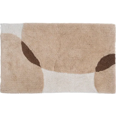 Afbeelding van Veer Carpets Badmat Bink Beige 50 x 80 cm