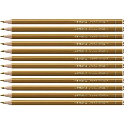 Afbeelding van Premium kleurpotlood STABILO Original 12 stuks licht oker