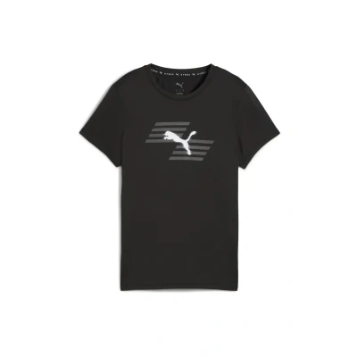 Afbeelding van Puma Hyrox Graphic Tshirt print, Dames, Maat: Small, Black