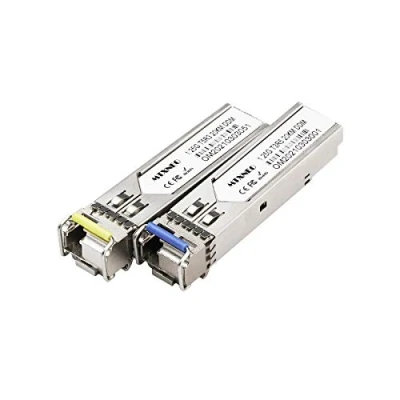 Afbeelding van Een paar SFP module 1.25G Bidi Single Fibre Transceiver 1310 nm/1550 nm SMF LC aansluiting tot 20 km voor open switches