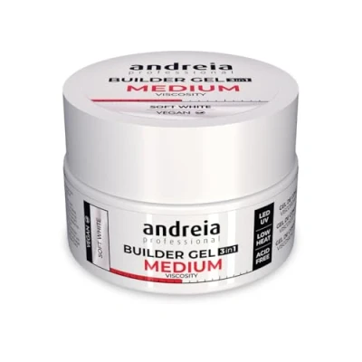 Afbeelding van Andreia Professional Gel Builder Constructie Monofasische LED en UV (Zacht Wit 22g)