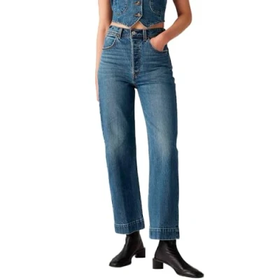 Afbeelding van Levi&#039;s Ribcage STR Ank Tailored Valley View Cle, Crease, 25W / 27L