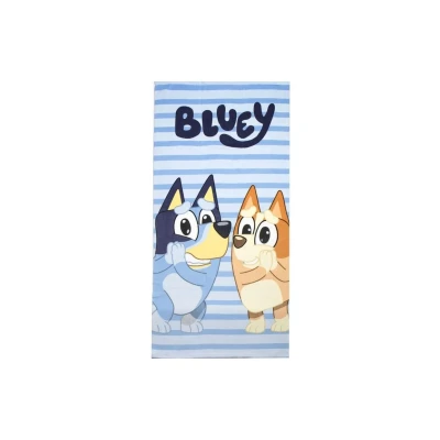 Afbeelding van Strandhanddoek Bluey Licht Blauw 70 x 140 cm