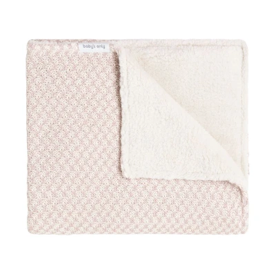 Afbeelding van Baby&#039;s Only Ledikantdeken Happiness Oud Roze/Ecru