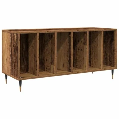 Afbeelding van vidaXL Record Cabinet Oud hout Composiet hout, metaal Medium