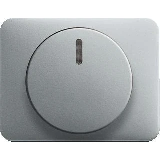 Afbeelding van Abb busch jaeger alpha draaiknop metaal dimmer ip20 titanium 2cka006599a2855
