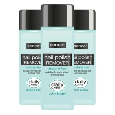 Afbeelding van 3x Sence Nagellak Remover met Aceton 200 ml