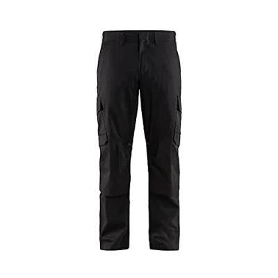 Afbeelding van Blaklader Industrie werkbroek stretch met kniezakken 1448 1832 Zwart