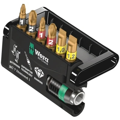 Afbeelding van Wera 7 delige bitset Bit Check Diamond 1