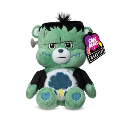 Afbeelding van Care Bears Grumpy als FRANKENSTEIN Universal Monsters, 22 cm, zacht pluche speelgoed