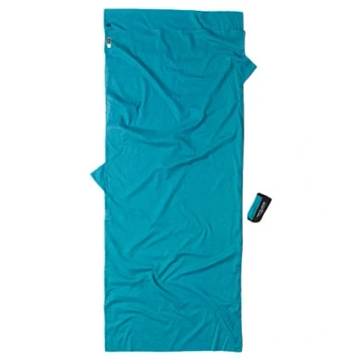 Afbeelding van Cocoon Insect Shield TravelSheet Egyptisch Katoenen Laken Lakenzak Laguna Blue Kleurloos Slaapzakken