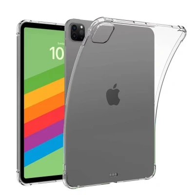 Afbeelding van iPad Air 13 inch (2024) M2 Hoes: iMoshion Shockproof Case Tablet Backcover,Softcase Transparant Siliconen En TPU (zacht) Hoezen