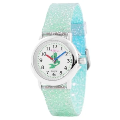 Afbeelding van Kiddus Glitter Dreams Collection Horloge Gradient mermaid voor kinderen, Maat: One Size,