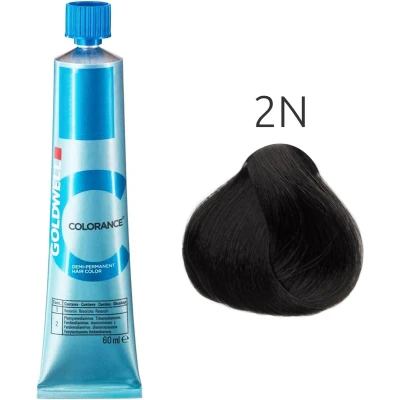Afbeelding van Goldwell Colorance Color Tube 2 N Black 60 ml