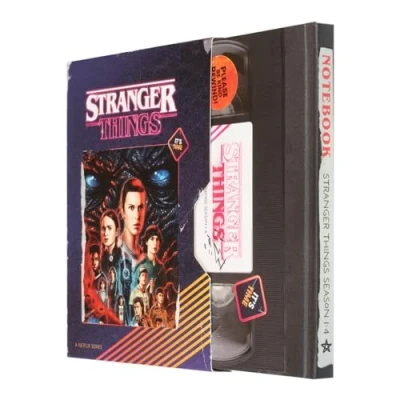 Afbeelding van Grupo Erik Premium Notitieboek Stranger Things VHS A5 192 pagina&#039;s met stippen, bullet journal