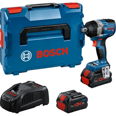Afbeelding van BOSCH GDS 18V 750 C accu draaislagmoeraanzetter in L BOXX 136 (2x 8,0Ah ProCORE + lader) 06019L9002