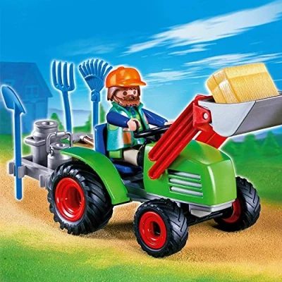 Afbeelding van PLAYMOBIL Tractor met Accesoires 4143