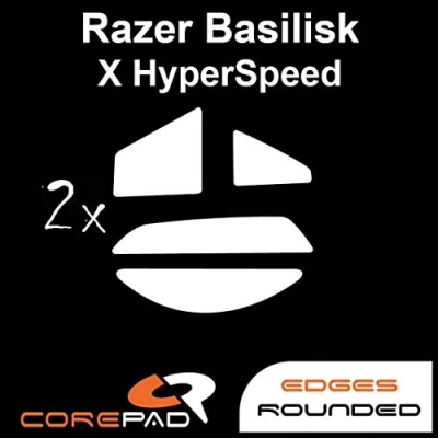Afbeelding van COREPAD Skatez PRO 184 vervangende muisvoeten voor Razer Basilisk X Hyperspeed