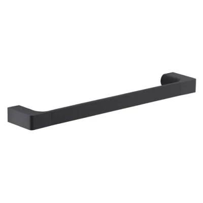 Afbeelding van Gedy handdoekstang 35 cm pirenei zwart mat