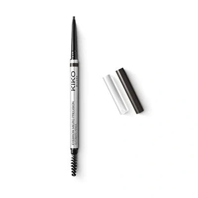 Afbeelding van KIKO Milano Micro Precision Eyebrow Pencil Wenkbrauwpotlood, Dames, Maat: 0.05 g, Blackhaired