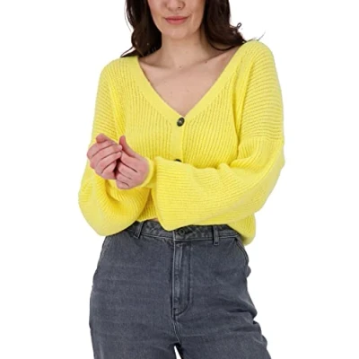 Afbeelding van Alife &amp; Kickin Damen KrissyAK Knit Cardigan Lemonade XL