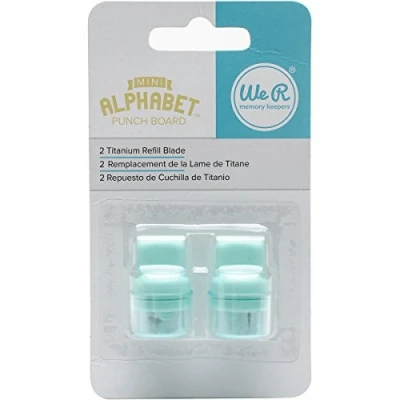 Afbeelding van We R Makers mini alphabet blade Navulling