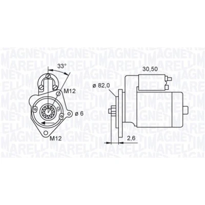 Afbeelding van Magneti Marelli Starter 063721392010