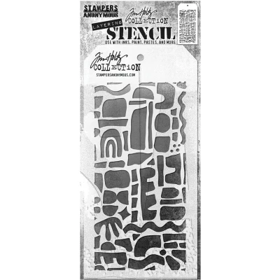 Afbeelding van Stampers Anonymous Cutout Shapes 1 Tim Holtz Layering Stencil (THS175)