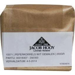Afbeelding van Jacob Hooy Peper Wit Gemalen, 250 gram