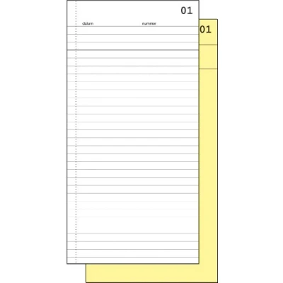 Afbeelding van Commissieboek Expres SI 30020 210x105mm 50x2vel