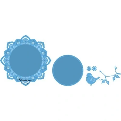 Afbeelding van Marianne D Creatable Petra`s cirkel met vogel LR0457 15,5x19cm (03 17)
