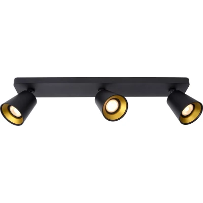 Afbeelding van Lucide TURNON Plafondspot LED Dim to warm GU10 3x5W Zwart