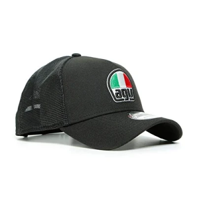 Afbeelding van Dainese AGV 9Forty Trucker Snapback Cap, gebogen vizier, N zwart