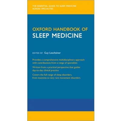 Afbeelding van Oxford Handbook of Sleep Medicine: The Essential Guide to Medicine Across Specialties