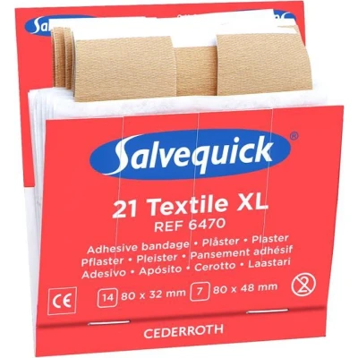 Afbeelding van Navulling Salvequick 6470 Textiel XL pleister