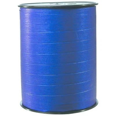 Afbeelding van Clairefontaine 601563C spoel geschenklint mat (250 m x 10 mm, ideaal voor knutselprojecten en geschenken) 1 stuk donkerblauw