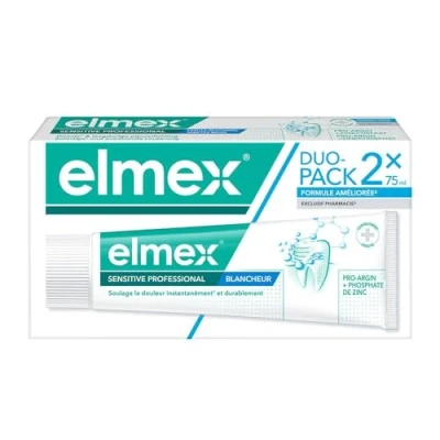 Afbeelding van Elmex Sensitive Professional Whitening Set van 2 x 75 ml