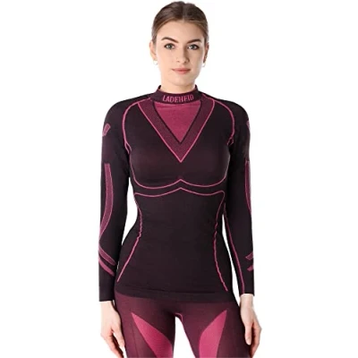 Afbeelding van Ladeheid Funktions Hemd, Dames, Maat: Large, Black/pink