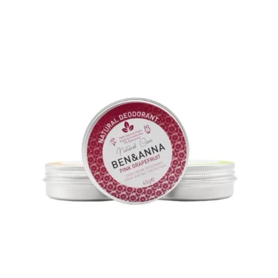 Afbeelding van Ben &amp; Anna Cream Deodorant Pink Grapefruit 45 Gr