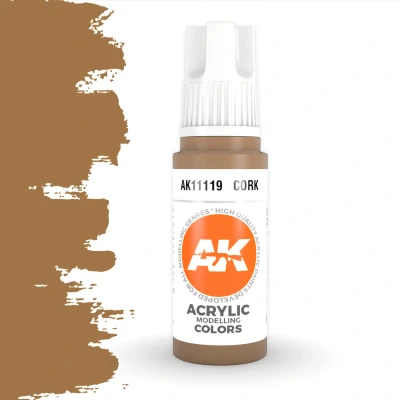 Afbeelding van Cork Acrylic Modelling Colors 17ml AK11119