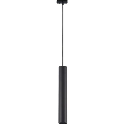 Afbeelding van Lindby 1 fase railverlichting 1licht Metaal, textiel H: 40 cm GU10 zwart
