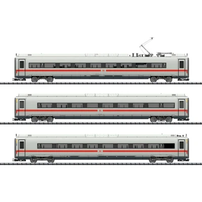 Afbeelding van TRIX H0 T23976 3 delige uitbreidingsset rijtuigen ICE 4 (groen) van de DB