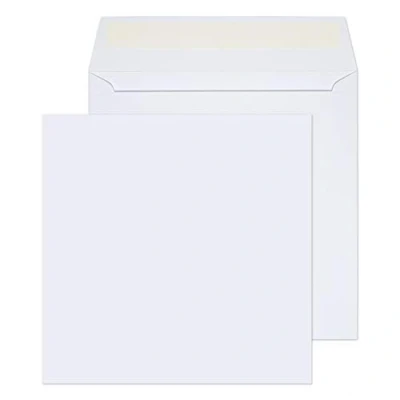 Afbeelding van Blake Puur dagelijks 155 x mm 100 gsm vierkante Peel &amp; Seal Enveloppen (0155PS) Wit Pack van 500