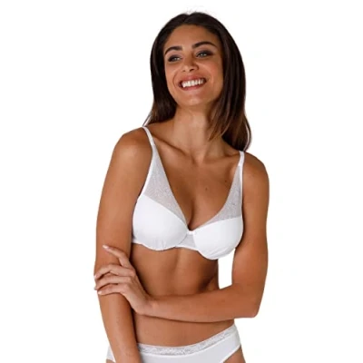 Afbeelding van LOVABLE Sensual Touch Exclusive gevoerde beha met beugel voor dames, Wit, 85D