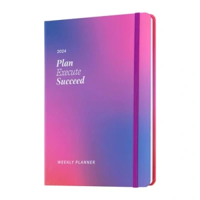 Afbeelding van Grupo Erik A5 Agenda 2024 Kleur Fun Harmonie Weekplanner 13 maanden weekagenda Afsprakenplanner Weekoverzicht